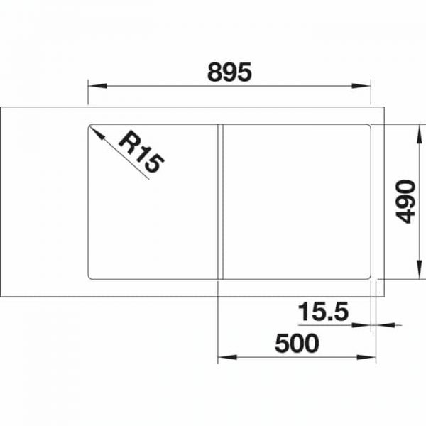 BLANCO AXIA III 5 S (523216)