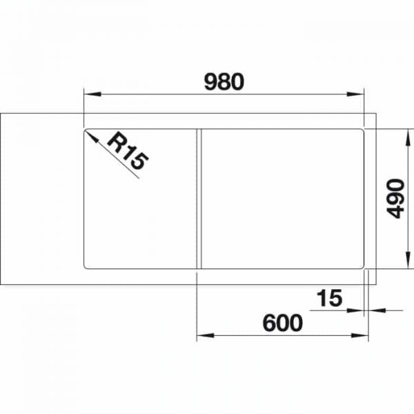 Blanco Axia III XL 6 S (523501)