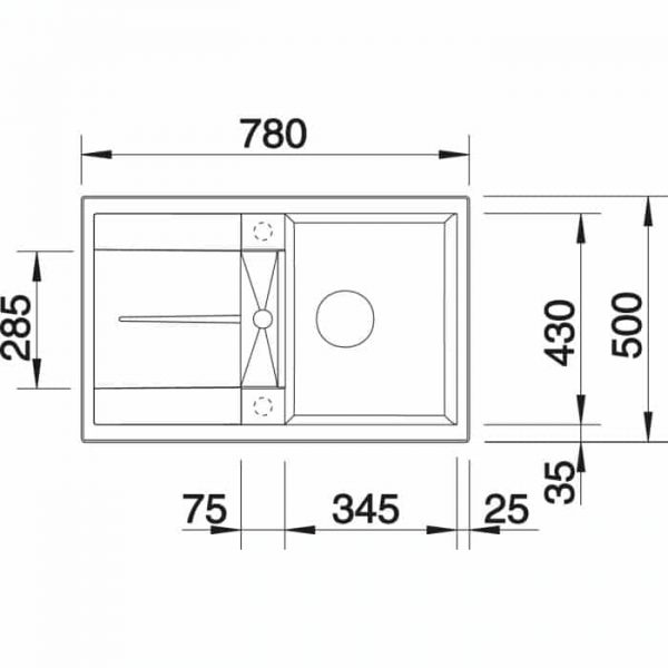 Blanco Metra 45 S (518868)