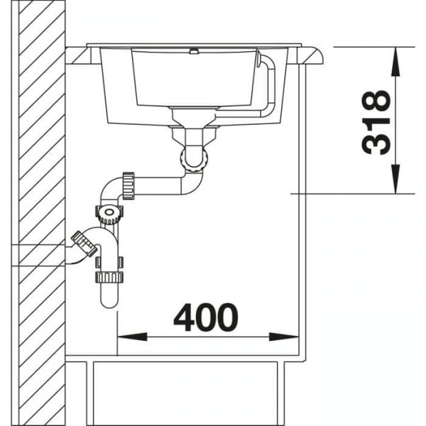 Blanco Metra 6 S Compact (518876)