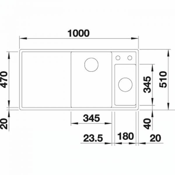 BLANCO AXIA III 6 S (524650)