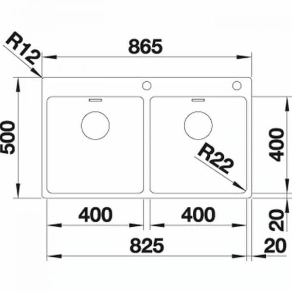 Blanco Andano 400/400 IF/A (525249)