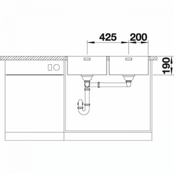 Blanco Andano 400/400 IF/A (525249)