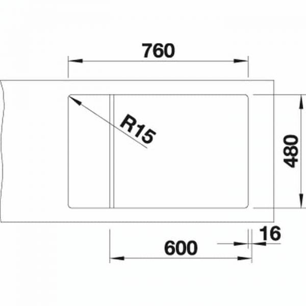 Blanco Elon XL 6 S (524835)