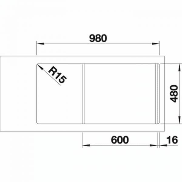 Blanco FARON XL 6 S (524807)